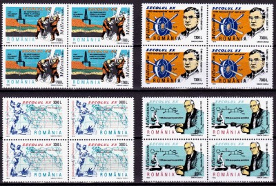 RO 1999 / LP 1490 , &amp;quot;Secolul XX - I &amp;quot; , serie bloc de 4 , MNH foto