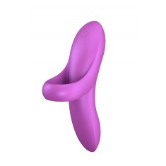 Vibrator Deget Bold Lover, 12 Moduri Vibratii, Silicon, USB, Roz