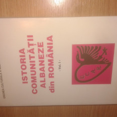 Istoria comunitatii albaneze din Romania - Vol. I (Uniunea Albanezilor, 2000)
