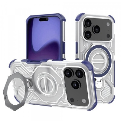 Husa pentru Apple iPhone 17 Pro, Techsuit, Carbon Shield Pro, Albastra foto