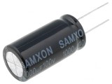Condensator Electrolitic THT 1mF 100VDC 18x40mm 20%