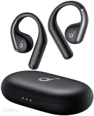 Casti Anker &amp;quot;Soundcore AeroFit&amp;quot;, wireless,tip butoni,utilizare smartphone,BT 5.3, 4x microfon pe casca,USB Type-C,durata baterie pana la 42 ore, negru foto