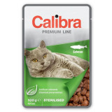 CALIBRA Cat Adult Sterilised somon bucăți &icirc;n sos 100 g