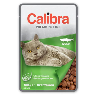 CALIBRA Cat Adult Sterilised somon bucăți &amp;icirc;n sos 100 g foto