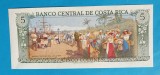 5 Colones 1992 Costa Rica - Bancnota veche - piesa SUPERBA UNC