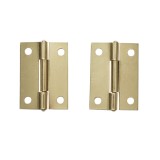 Set 2 balamale ascunse pentru mobilier 50x36 mm zincate, cu suruburi