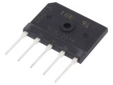 Punte Redresoare Trifazată 1,6kV 25A THT