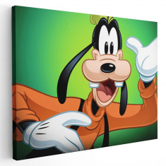 Tablou afis Goofy desene animate 2250 Tablou canvas pe panza CU RAMA 60x90 cm