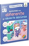 Activitati cu diferente si obiecte ascunse. Invatare prin joc 4-7 ani