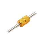 Cumpara ieftin Surubelnita universala, pentru ventile la instalatie de aer conditionat, metal, galben