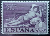 SPANIA -1930-Pictura de F. GOYA-&#039;&#039;MAIA NUDA&#039;&#039; Valde 1Ps.-cat MI =11e-MH,NESTAMPIL.-VEZI SCAN, Nestampilat