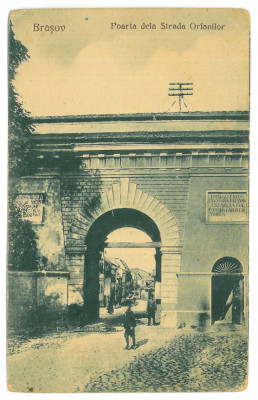 577 - BRASOV, Strada Orfanilor, Romania - old postcard - unused foto