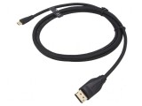 Cablu USB 2.0 A la micro B nichelat 0,5m PVC, Vention