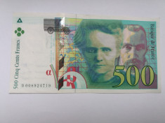 Franta 500 franci 1994-stare ff buna foto