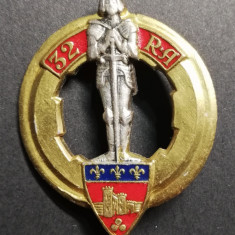 Insigna Regimentala Regiment 32 Artilerie Guilloche Franța Drago H 196