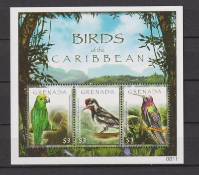 GRENADA FAUNA (PASARI) 2009 MI: KB. 6093-6095 MNH foto