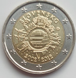 Slovacia 2 euro 2012 UNC - 10 Years of Euro Cash - km 120 - E001, Europa