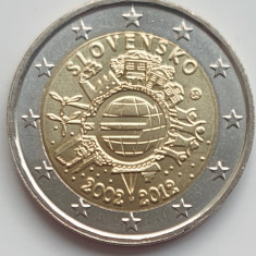 Slovacia 2 euro 2012 UNC - 10 Years of Euro Cash - km 120 - E001