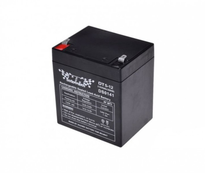 Acumulator WMX pentru UPS si jucarii 5Ah, 12V, OT5-12 Cod Produs: MX_NEW DS0141