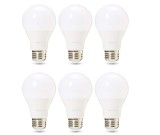 Set 6 becuri LED E27 Amazon Basics, echivalent 60W, 9 wati, alb cald - RESIGILAT