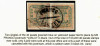 MOLDOVA timbru original Cap de Bour 2x 40 parale pe fragment cu stampila Vaslui, Stampilat