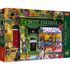 Trefl Puzzle 1000 Premium Plus, Tea Time - paradisul animalelor