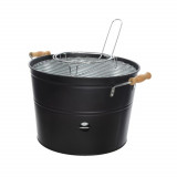 Cumpara ieftin Gratar BBQ, Decoris, 33x40x24 cm, metal, negru