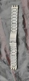 Bratara Metalica Inox Argintie Swatch 17mm/19mm, Curea Ceas, Ajustabila