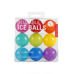 Cuburi pentru gheata reutilizabile - 9 Ice Balls | Kikkerland