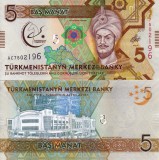 TURKMENISTAN 5 manat 2017 COMEMORATIVA UNC!!!