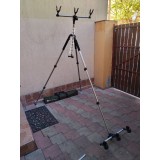 Rod pod Tripod XXL Robinhan pentru pescuit pe DUNARE sau Lac (SKY POD)