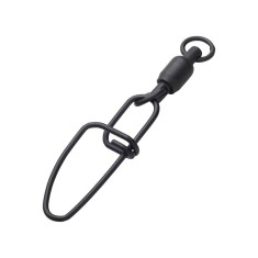 MADCAT STAINL. BB SWIVELS W. CROSSL. SNAP BLACK 3BUC - Varianta: 75KG foto