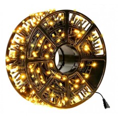 Instalatie Craciun Liniara MRG MV8, Alb Cald, 100 Metri, Pentru Exterior C1141