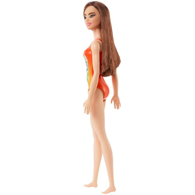 Papusa Barbie Satena cu costum de baie portocaliu Mattel, 29 cm, 3 ani+ foto