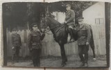 Militari romani, unul calare, 1940// fotografie