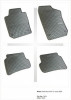 Covorase Cauciuc Auto Dedicate Skoda Fabia III, Seat Ibiza IV (2008-Prezent), Frogum, Fara Miros, Margine Protectie