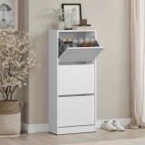 Cumpara ieftin Pantofar Adore Slim, 3 compartimente, capacitate 12 perechi incaltaminte, 51 x 119 x 26 cm