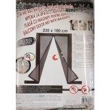 Plasa antiinsecte cu magneti pentru usa maxim 235x180 cm, jumbo