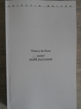 KANT DUPA DUCHAMP-THIERRY DE DUVE-275717 foto