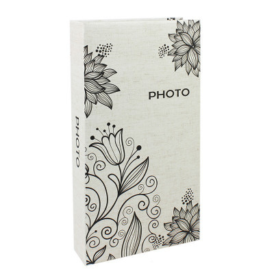 Album foto simple flower, 300 poze in format 10x15 cm, buzunare slip-in, spatiu foto