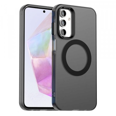 Husa MagSafe pentru Samsung Galaxy A35 5G A356, Techsuit, CandyCase, Neagra foto