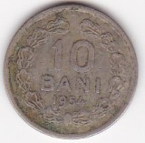 Moneda Romania RPR 10 Bani 1954 - Numismatica Romaneasca
