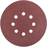 Evotools 680636 - Set foi abrazive rotunde 125 mm granulatie 120 8 gauri 5 bucati