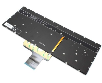 Tastatura HP Argintie HPM17K6 iluminata layout US fara rama enter mic, HPM17K63USJ442A iluminata layout US foto