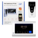 Interfon video inteligent PNI SafeHome PT750 WiFi HD, P2P, monitor interior, aplicatie dedicata Tuya Smart, integrare in scenari