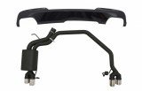 Difuzor negru lucios cu sistem evacuare pentru BMW Seria 5 F10 2011-2016