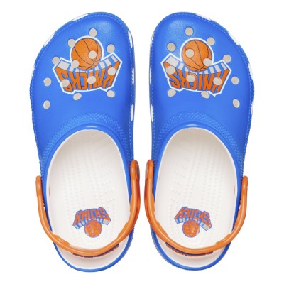 Saboti Crocs Classic NBA New York Knicks Clog Alb - White foto