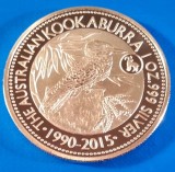 Australia 1 dollar CuNi 2015 UNC Kookaburra, Australia si Oceania