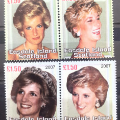 Easdale Island printesa Diana , 2v. Mnh