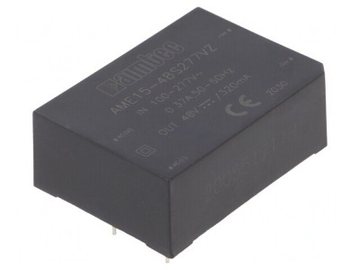 Convertor AC/DC 15W 48VDC AME15-48S277VZ foto